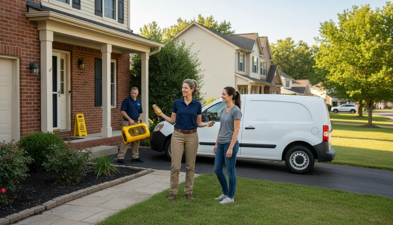 Water restoration image for Water Damage & Restoration Services in Capron, VA